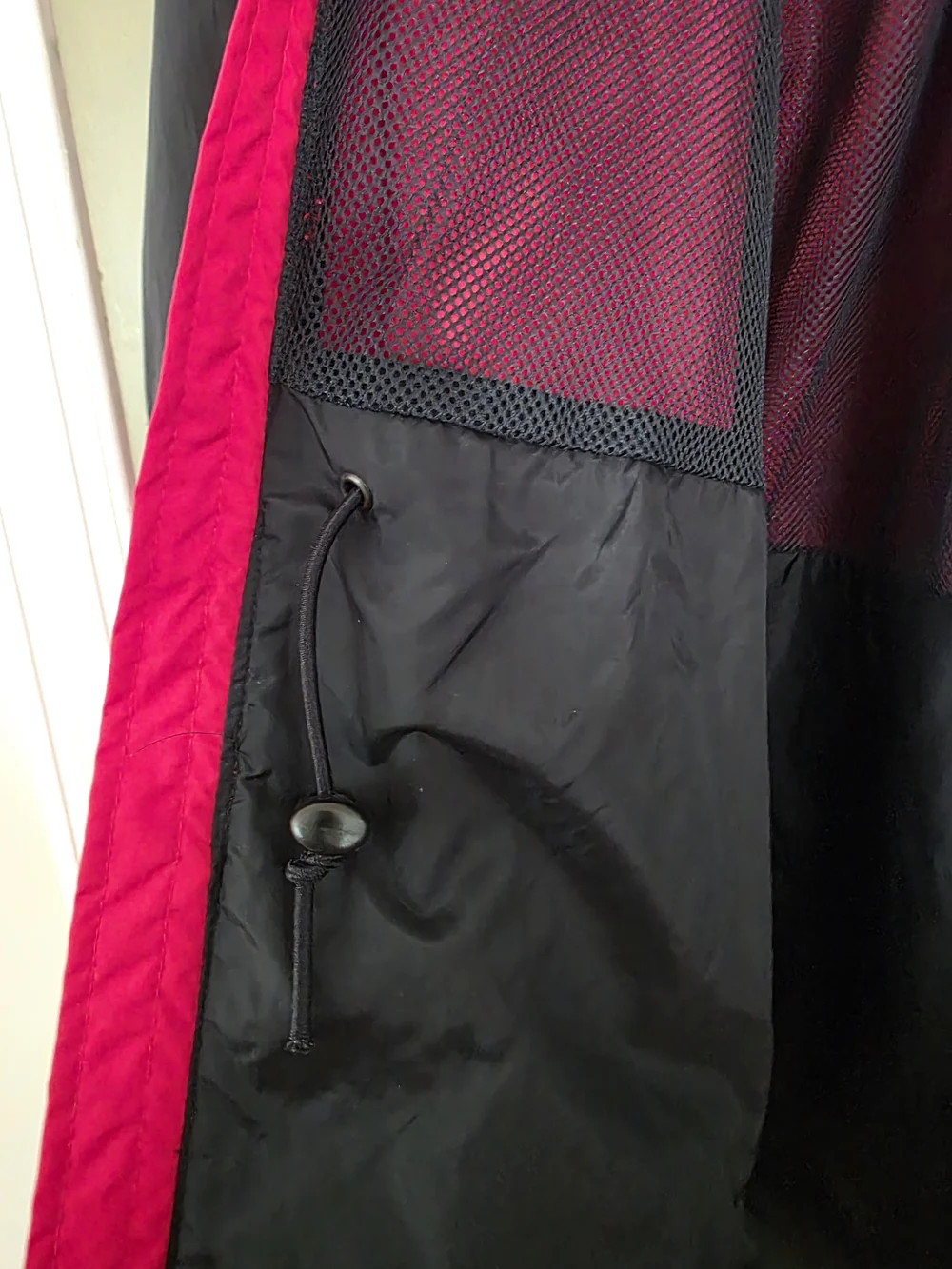 The North Face Men’s Two-Tone Red and Black Waterproof Jacket